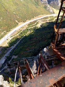 Destroyed aerial tram in Utah Used to be the worlds steepest 