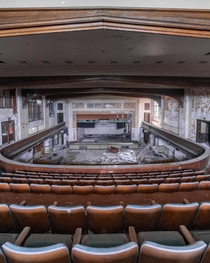 Detroit Abandoned College Auditorium