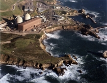 Diablo Canyon nuclear power plant in a stunning cliffside location in California 