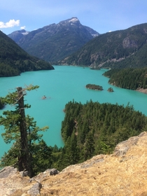 Diablo Lake in Ross Lake National Recreation Area WA Same area as North Cascades NP 
