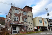 Dilapidated abandoned orthopedics and rehabilitation clinic 