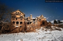 Dilapidated Womens School in the Snow 