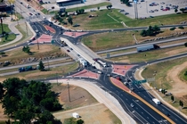 Diverging Diamond Interchange I- and MO- in Springfield MO ca  - It is the first DDI ever built in the United States and to this day there are  currently in operation in this country alone and still counting 