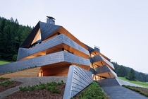 Dolomitenblick House - An Angular Copper-Clad Apartment Building in Italy by Plasma Studio 