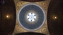 Dome of Spanish Synagogue Prague 