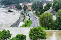Donau Flooding in Grein Austria 