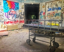 Dormitory in abandoned mental facility 
