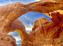 Double Arches Arches National Park Moab Utah 