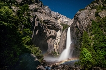 Double Moonbow under Lower Yosemite Falls 