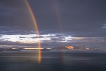 Double Rainbow Over Lake Rakshastal Western Tibet  OC