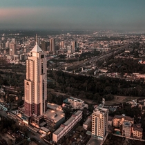 Downtown Nairobi from upperhill