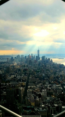 Downtown NYC from ESB