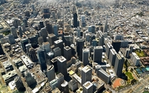 Downtown San Francisco Aerial Shot 