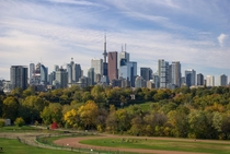 Downtown Toronto from Riverdale Park
