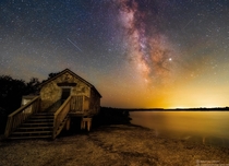 Dreamy shot of the Milky Way on the Eastern Shore 
