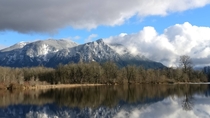 Driving back from snoqualmie WA and came across this Mountain -  -   