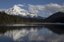 Drove out to Oregons Lost Lake today for a reflection-view of Mount Hood 