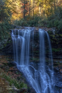 Dry Falls near Highlands NC 