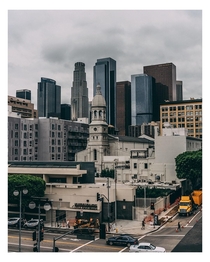 DTLA on a cloudy day