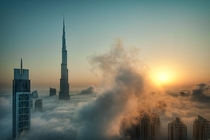 Dubai UAE above the clouds Catalin Marin 