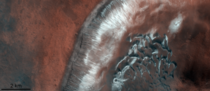 Dune fields in Mars Green Crater by ExoMars
