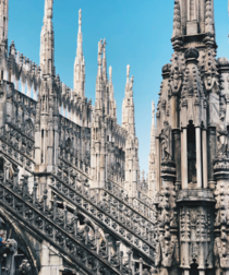 Duomo di Milano took nearly six centuries to complete and was completed in  It is the largest church in Italy second largest in Europe and the fourth largest in the world