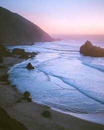Dusk on the Pacific Big Sur California 