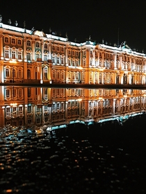 early springs in Winter Palace Saint-Petersburg
