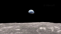 Earthrise from Apollo 