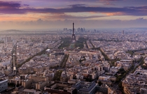 Eiffel Tower from Montparnasse  by Ralph Sobanski x-post rFrancePics