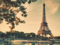 Eiffel Tower Landscape Paris France 