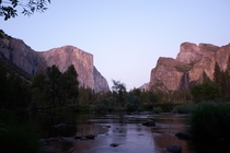 El Cap at Sunset Yosemite 