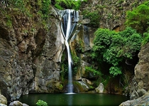 El Espinal waterfall Oyotun Lambayeque Peru 