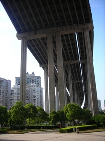 Elevated highway in Shanghai Year  