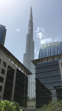 Emar Square in the shadow of the Burj Downtown Dubai 