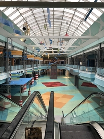 Empty mall in Cincinnati Ohio
