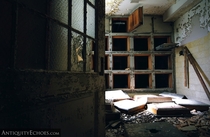 Empty Morgue at the Old Pilgrim State Hospital 