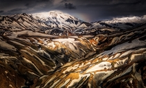 Enigmatic Glow On Rhyolites Iceland by Alban Henderyckx 