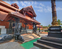 Entrance porch of the Surya Naryana temple at Mangalore India