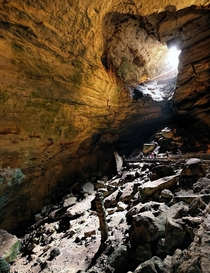 Entrance to Carlsbad Cavern 