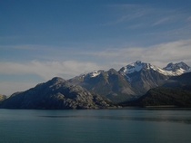 Entrance to Glacier Bay National Park Alaska 