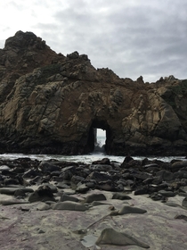 Entrance to hell Pfieffer Beach CA 