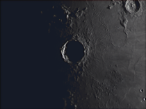 Eratosthenes Crater tonight