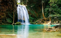 Erawan National Park Waterfall Thailand 