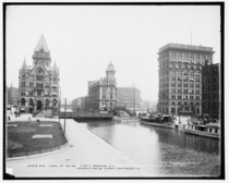 Erie Canal at Salina Street Syracuse New York  