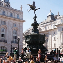 Eros in Piccadilly Circus London Image - Lydia Evans