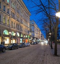 Esplanadi in Helsinki Finland 