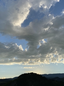 Evening clouds in Sareki Georgia