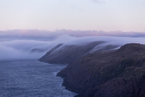 Evening fog at Cape Spear Newfoundland 