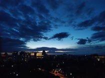 Evening sky in Nairobi 